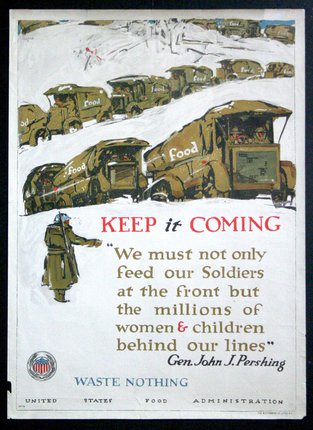 a poster of a military vehicle