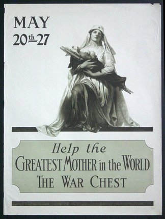 a poster of a woman holding a baby
