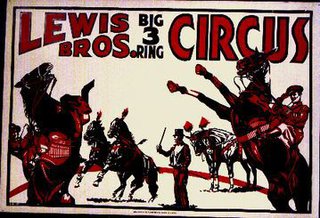 a poster of circus show