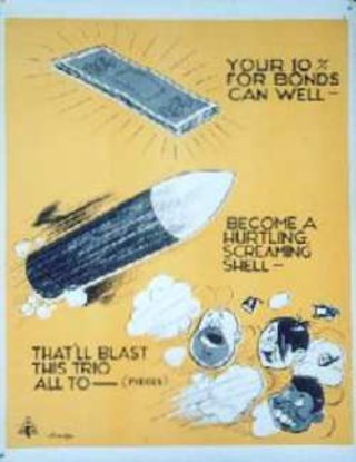a poster of a bomb