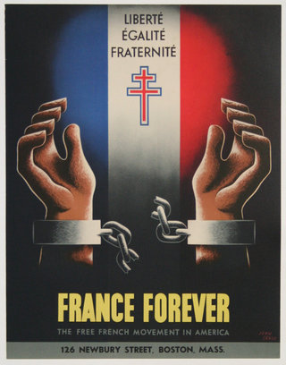 a poster with hands in chains