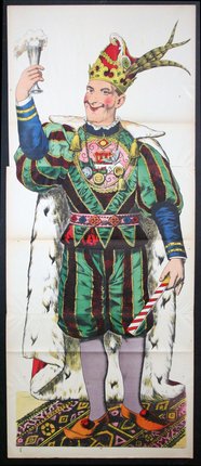 a poster of a man in a garment
