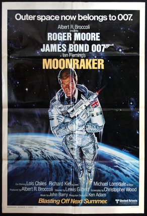 a movie poster of a man in space