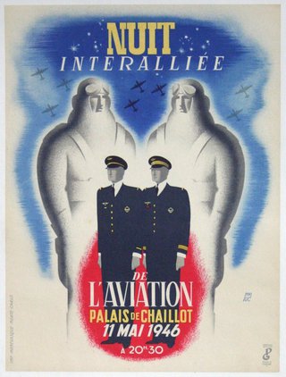 a poster of two men in uniform