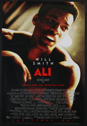 a poster of a man (Will Smith)