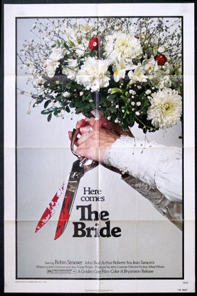 a movie poster of a bride holding flowers