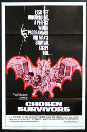 a movie poster with a bat