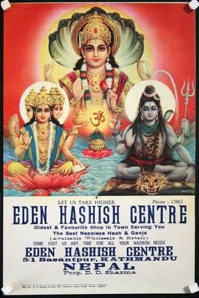 a poster of a religious group of people