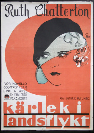 a poster of a woman with a hat