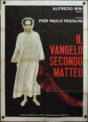 a movie poster of a man in a white robe