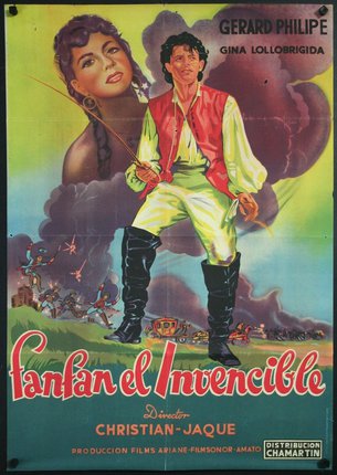 a movie poster of a man in a garment