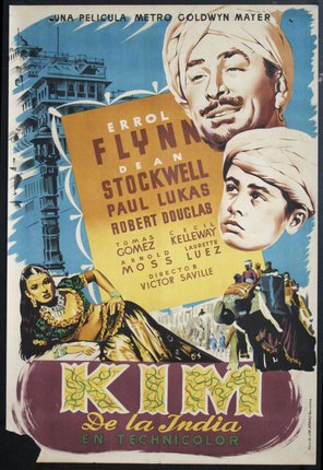 a movie poster with a man and a boy riding a camel