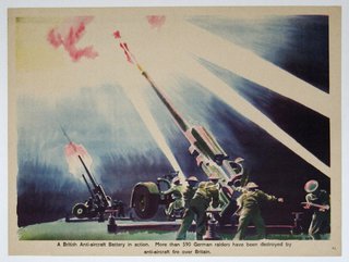a poster of soldiers firing cannons