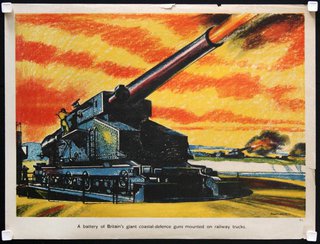 a poster of a military vehicle