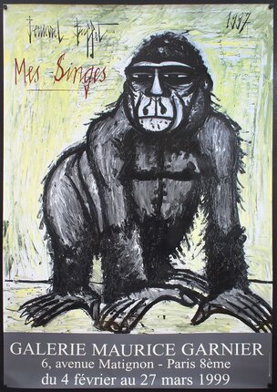 a poster with a gorilla