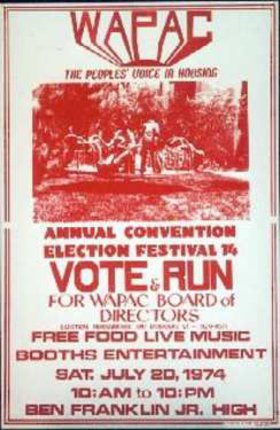 a poster for a convention