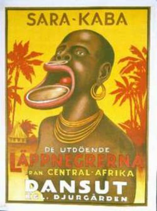 a poster of a man with a mouth open