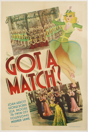 a poster with a people dancing
