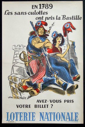 a poster of a man and a woman holding guns