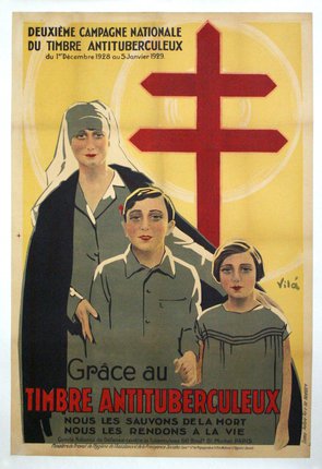 a poster of a family