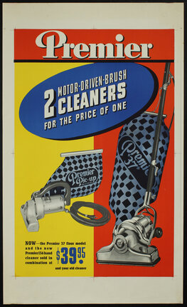 a poster of a car vacuum cleaner