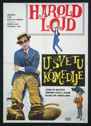 a movie poster with a man on a rope