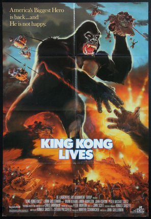 a movie poster of a gorilla