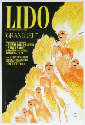 a poster of a showgirl