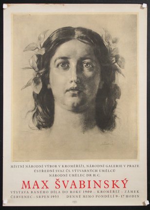 a poster with a woman's head