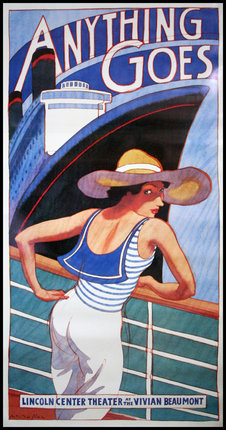 a woman in a striped shirt and hat