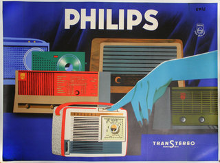 a poster of a radio
