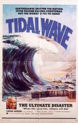 a poster of a wave