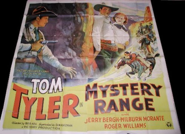 a movie poster with a couple of men holding guns