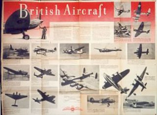 a poster of airplanes