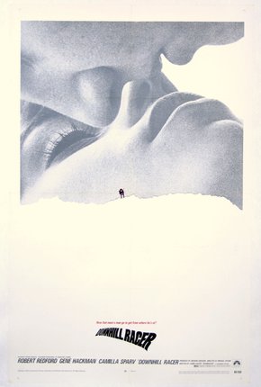 a poster of a couple kissing
