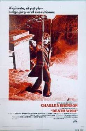 a movie poster of a boy walking on stairs