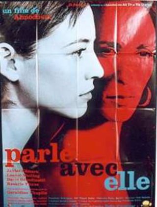 a poster of a woman and a woman