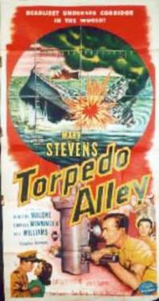 a movie poster with a boat and text