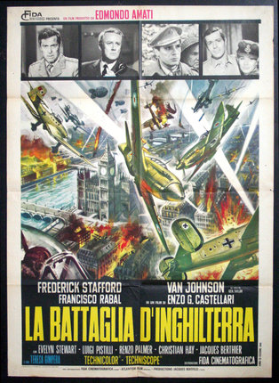 a movie poster with planes flying