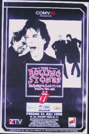 a poster of rolling stones
