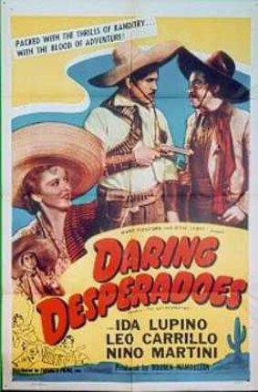 a movie poster with a couple of men and a woman