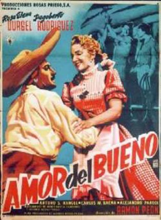 a poster with a man and woman dancing