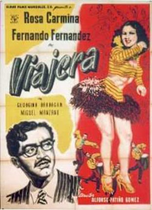 a movie poster with a man and a woman dancing
