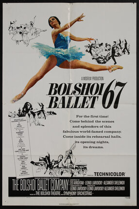a poster of a ballet dancer