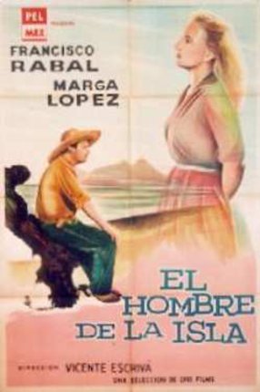 a movie poster with a man and woman sitting on a rock
