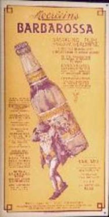 a poster of a bottle