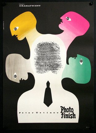 a poster of a group of people with a fingerprint