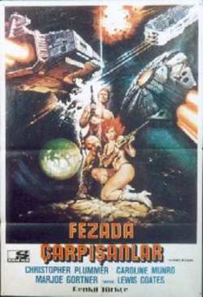 a movie poster with a woman and a man holding a gun
