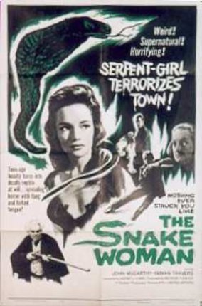 a movie poster with a woman and other people