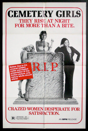 a poster of women on a tombstone